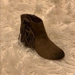 BP Fringe Ankle Bootie